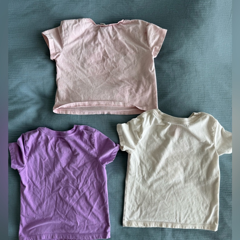 🛎️ Clearance 3 Bundle Girls Shirt 2/Cat&Jack size 4T 1/LCWaikiki 4-5Years - Picture 9 of 9